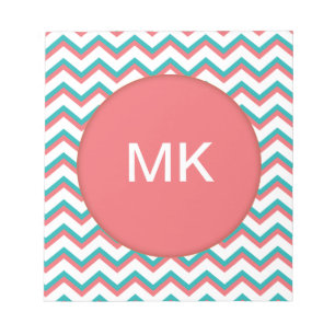 Bloco De Notas Padrão Chevron Sudoeste