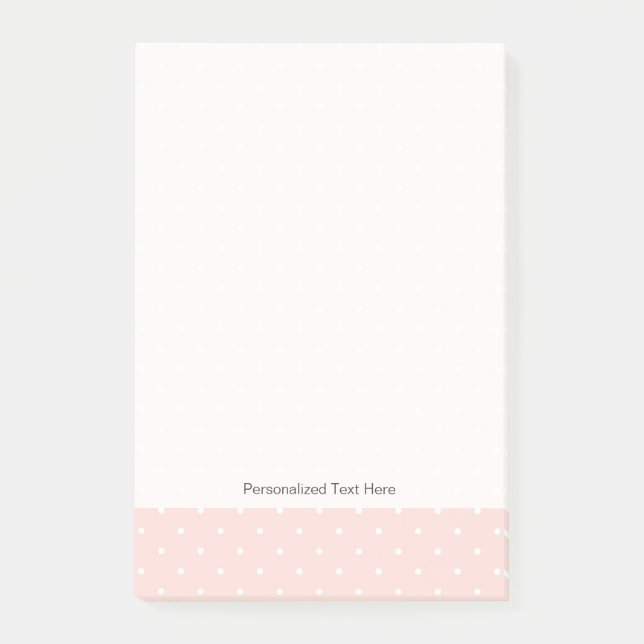 Bloco De Notas Padrão com bolinhas 2 branco (Frente)