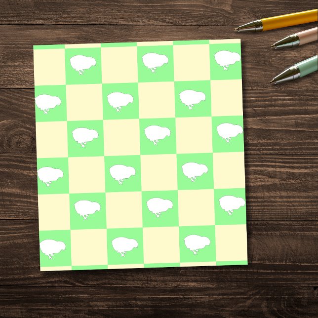 Bloco De Notas Padrão da Desktop Board páscoa com Motif de Pintin (Criador carregado)