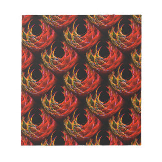 Bloco De Notas Padrão de Arte Abstrata Elegante Boho Moderno Fofo