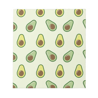 Bloco De Notas Padrão de Avocado Cute