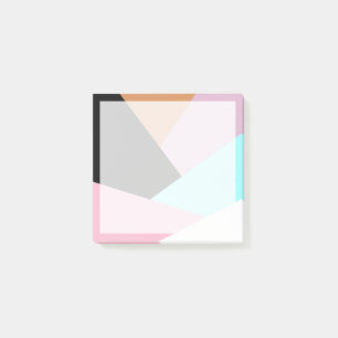 Bloco De Notas Padrão de blocos de cor geométrica do abstrato mod