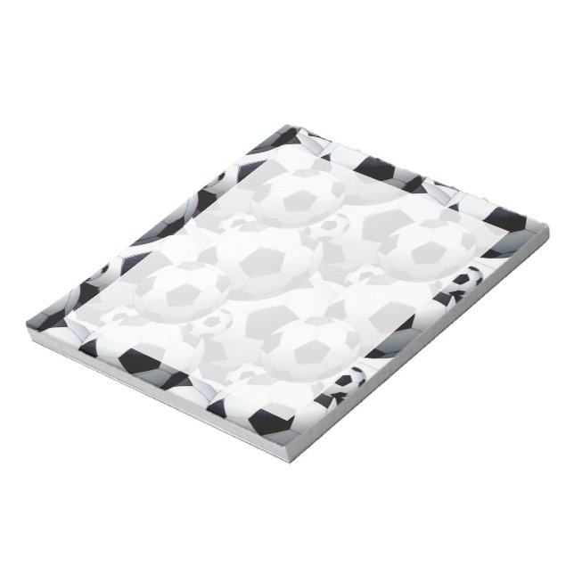 Bloco De Notas Padrão de bola de futebol (Invertido)