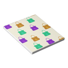 Bloco De Notas Padrão de bolsas coloridas