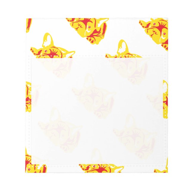 Bloco De Notas Padrão de Bulldog (Frente)