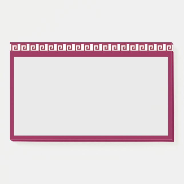 Bloco De Notas Padrão de Cabeçalho de Design Geométrico Bonito (Frente)