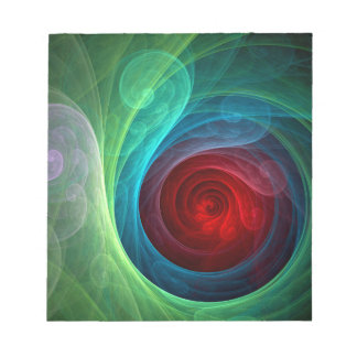 Bloco De Notas Padrão de cor de Abstrato de arte flexível de temp