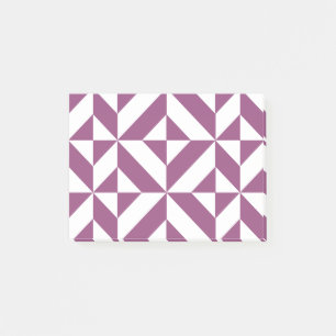 Bloco De Notas Padrão de Cubo de Deco Geométrico Quente