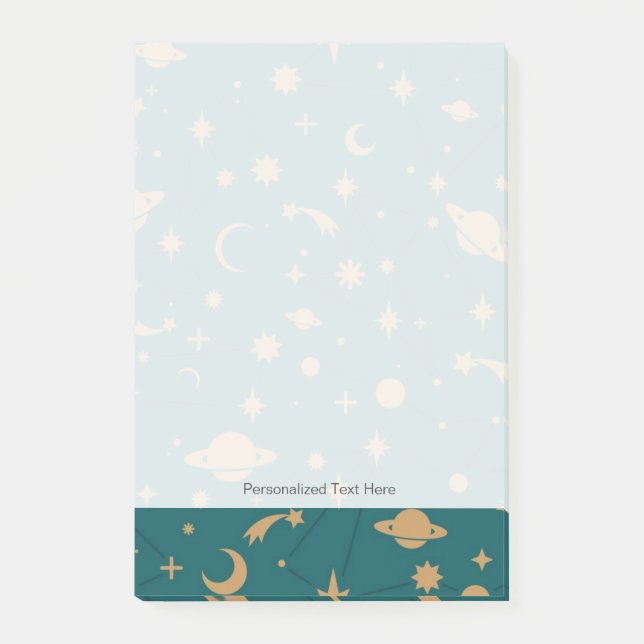 Bloco De Notas Padrão de espaço (Frente)