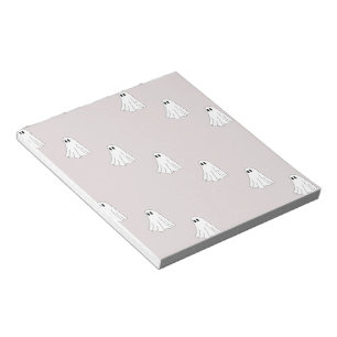 Bloco De Notas Padrão de Fantasma Pastel Fofo