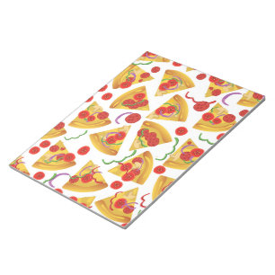 Bloco De Notas Padrão de Fatias de Pizza