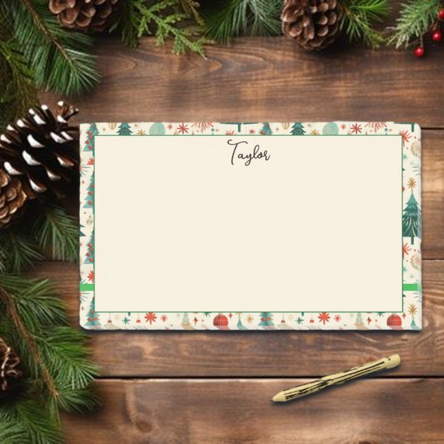 Bloco De Notas Padrão de Festas de Inverno Festivas (Criador carregado)