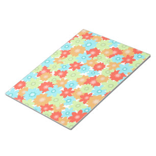 BLOCO DE NOTAS PADRÃO DE FLOR