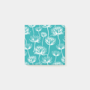 Bloco De Notas Padrão de Flor de Lotus