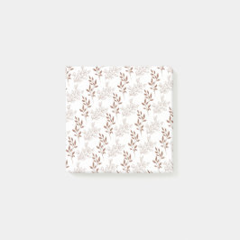 Bloco De Notas Padrão de Folha de Folha Vermelha Castanha