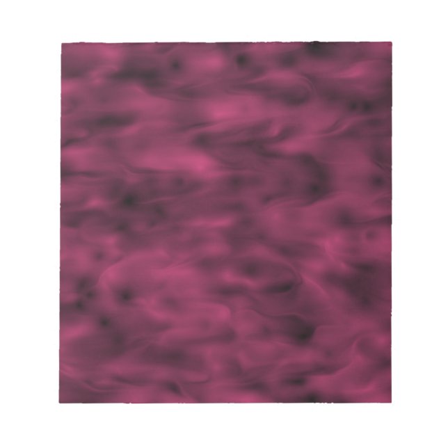 Bloco De Notas Padrão de Mármore Preto Roxo (Frente)