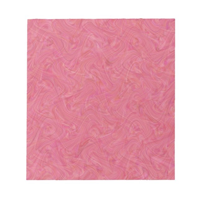 Bloco De Notas Padrão de mármore rosa (Frente)