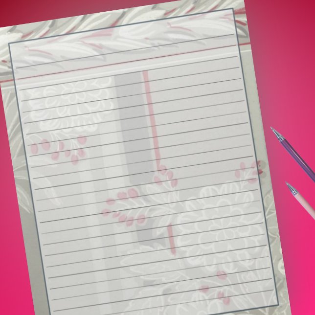 Bloco De Notas Padrão de Meio século da Cinza e da retroalimentaç (Criador carregado)