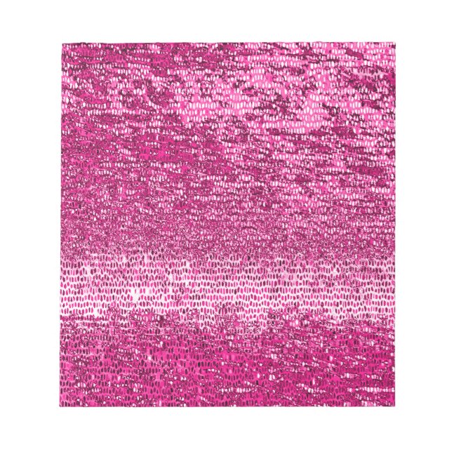 Bloco De Notas Padrão de mosaico rosa (Frente)