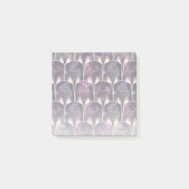 Bloco De Notas Padrão De Muitos Gatos Galáxicos