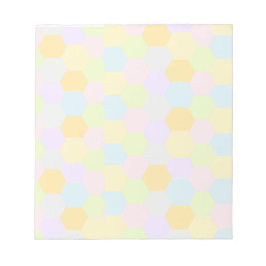 Bloco De Notas Padrão de Pastel abstrato com Polígonos