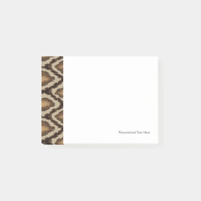 Bloco De Notas Padrão de pele de cobra Python 2 (Frente)