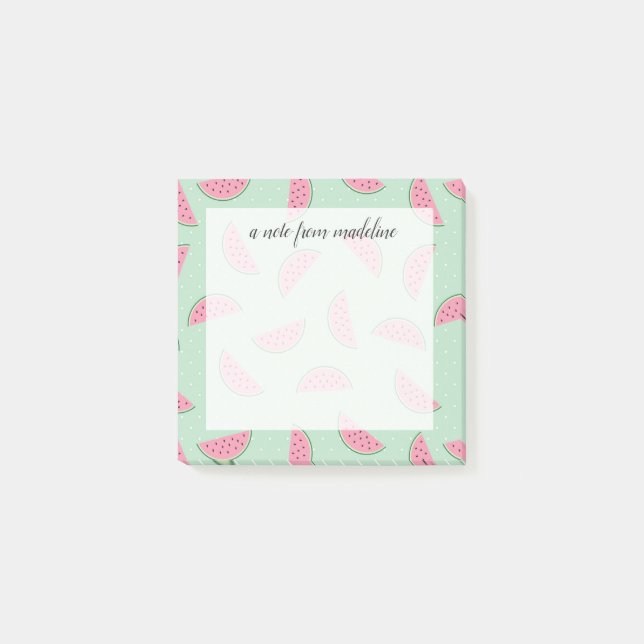 Bloco De Notas Padrão de proteção de pintura de Fruta tropical (Frente)