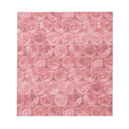 Bloco De Notas Padrão de quebra de bolha vermelha