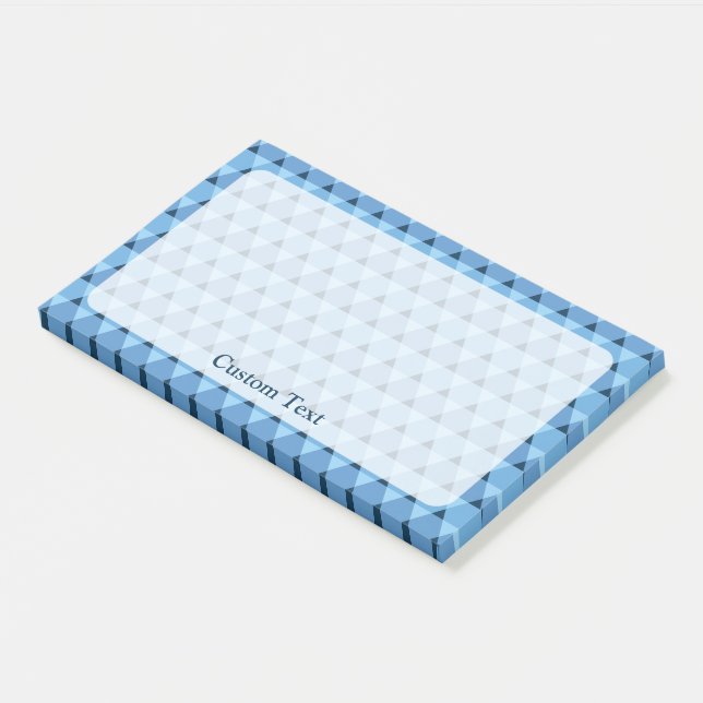 Bloco De Notas Padrão de Triângulos (Inclinado)