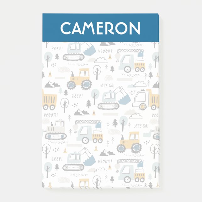 Bloco De Notas Padrão do veículo de movimentação do vamos (Frente)