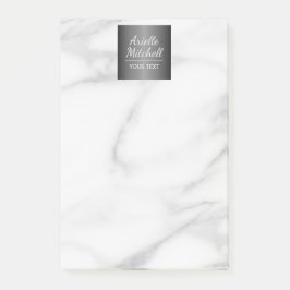 Bloco De Notas Padrão Elegante Profissional Alabastro Marble