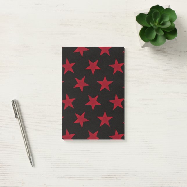 Bloco De Notas Padrão Estrelas Douradas 8 (Escritótio)