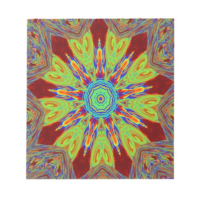 Bloco De Notas Padrão étnico europeu da Ásia africana (Frente)