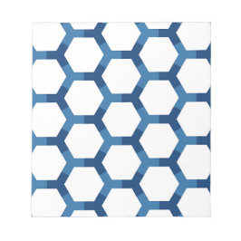Bloco De Notas Padrão Geométrico Hexagonal Moderno