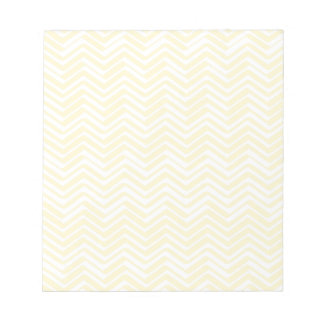 Bloco De Notas Padrão Indie Chevron Dourado e Branco
