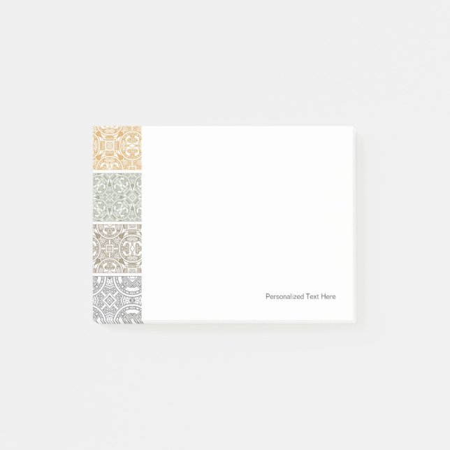 Bloco De Notas Padrão ornamentais (Frente)