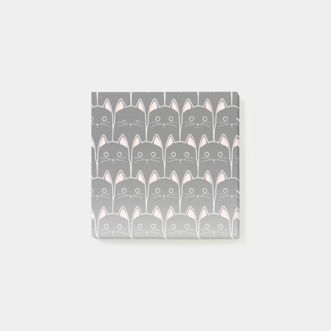 Bloco De Notas Padrão para muitos gatos pretos (Frente)