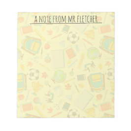 Bloco De Notas Padrão Personalizado de Abastecimento Escolar