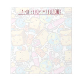 Bloco De Notas Padrão Personalizado de Abastecimento Escolar