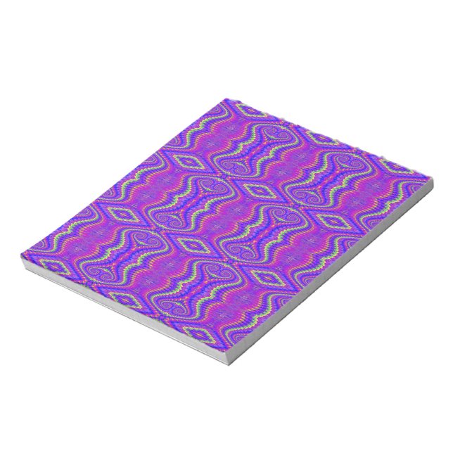 Bloco De Notas Padrão retrorreflector roxo da década de 60 (Invertido)