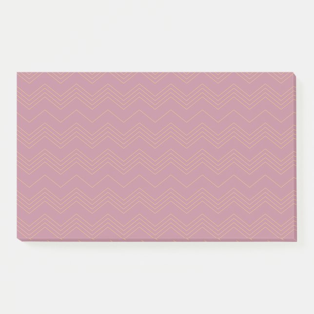 Bloco De Notas Padrão rosa, simples, moderno, legal, tradicional  (Frente)