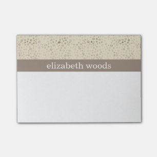 Bloco De Notas Padrão Rustic Elegant Dots