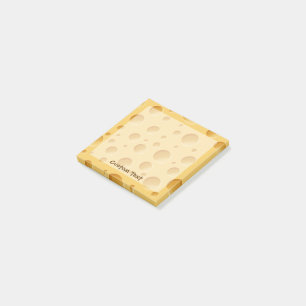 Bloco De Notas Padrão suíço de queijo