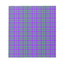 Padrão Xadrez Verde Roxo