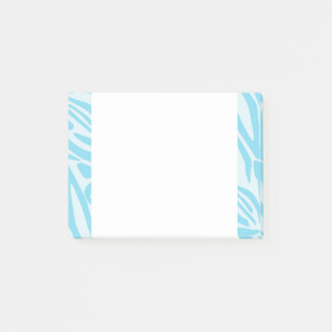 Bloco De Notas Padrão Zebra Azul