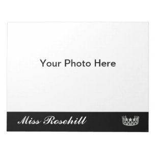 Bloco De Notas Pageant Foto Autografar Pad