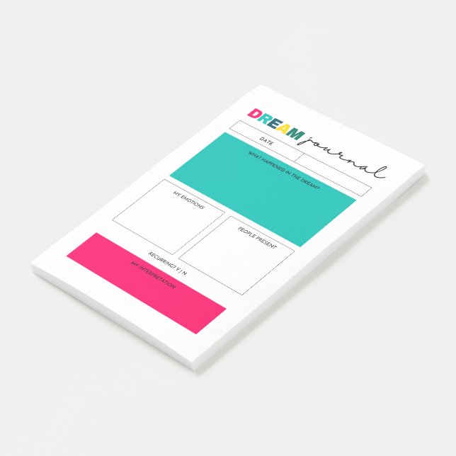 Bloco De Notas Página Diário do Dream Planner (Inclinado)