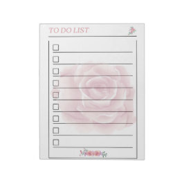 Bloco De Notas Página do planejador de lista de tarefas Gentle Ro
