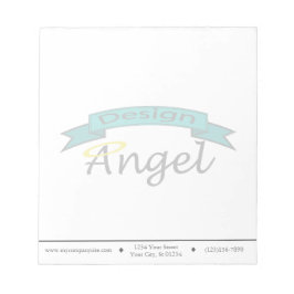 Bloco De Notas Páginas de Nota de Marca de Água de Logotipo Perso