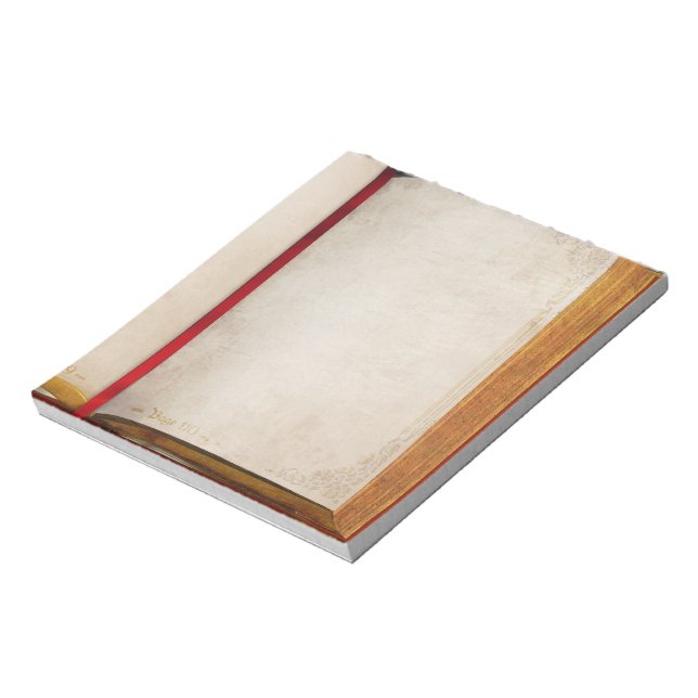 Bloco De Notas Páginas do Livro Antigo (Invertido)